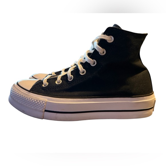 Converse Chuck Taylor Black High-Top Sneakers for Women - Picture 4 of 10